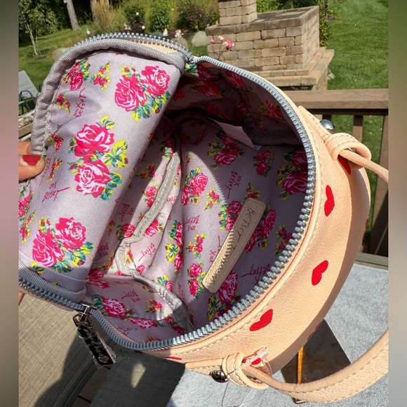 NWT! Betsey Johnson Pink Puppy Heart Mini Novelty Backpack - Picture 6 of 10